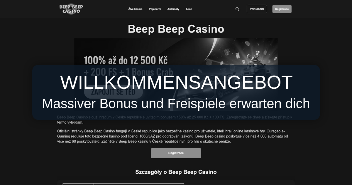 Beep Beep Casino Deutschland